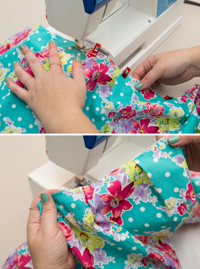 Check out this adorable DIY apron that doubles as a bridal shower guest book!