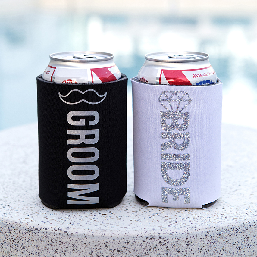 Check Out These Awesome DIY Bridal Party Can Koozies! 