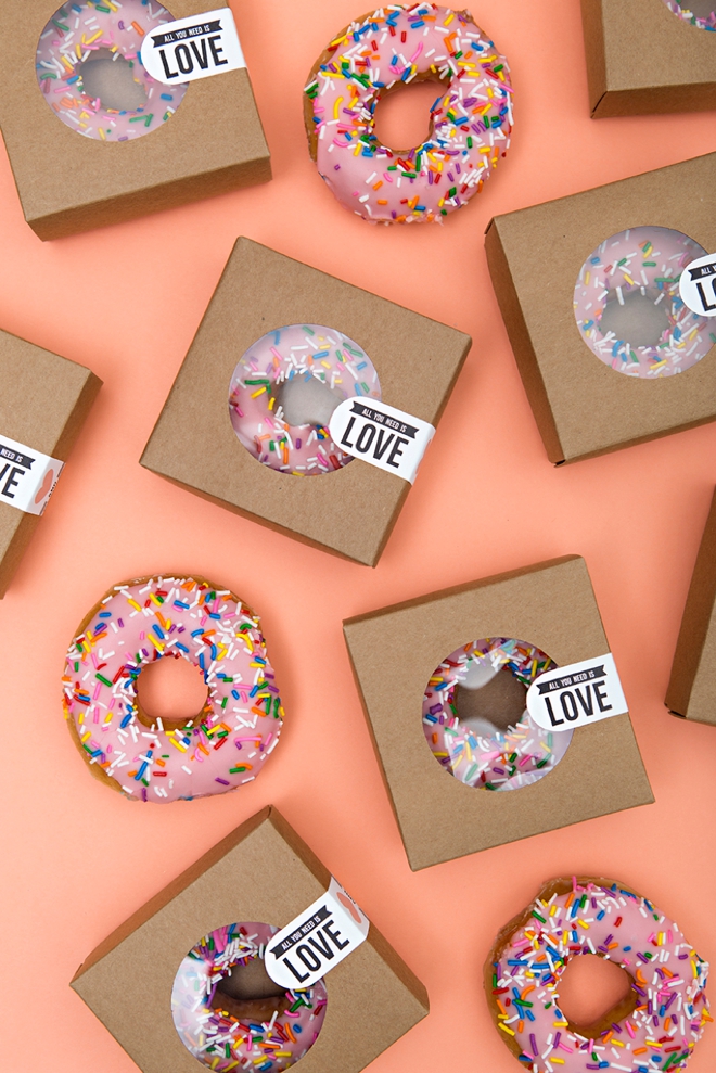 All you need is love and donuts... such a cute DIY late night wedding snack idea!