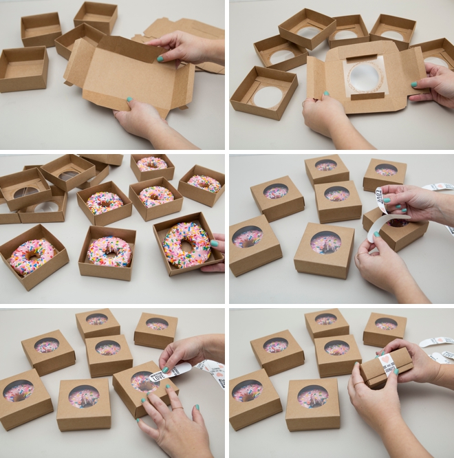 All you need is love and donuts... such a cute DIY late night wedding snack idea!