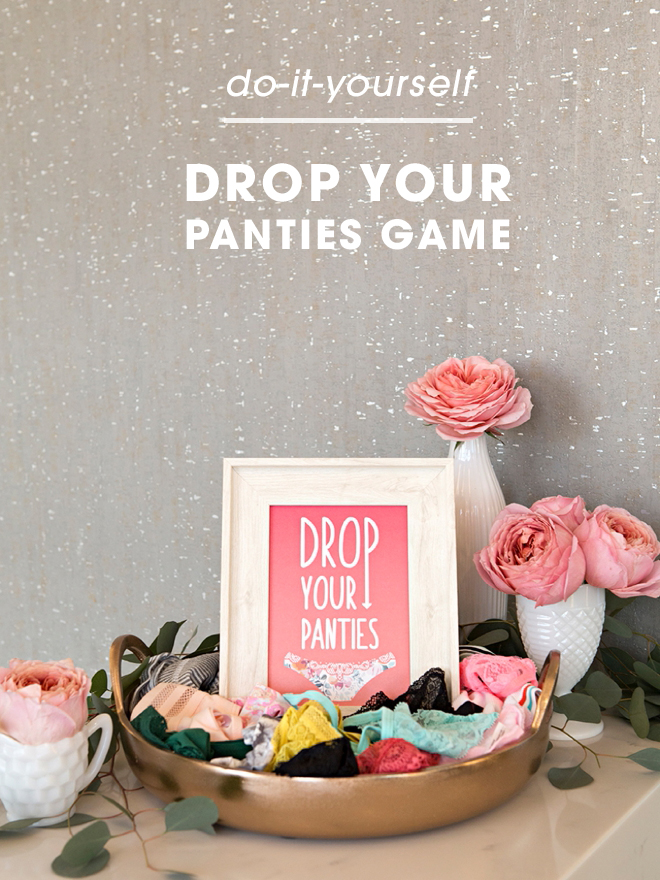 Bachelorette Party Game | Drop Your Panties Game