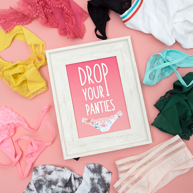 How freaking adorable is this Drop Your Panties game!?!