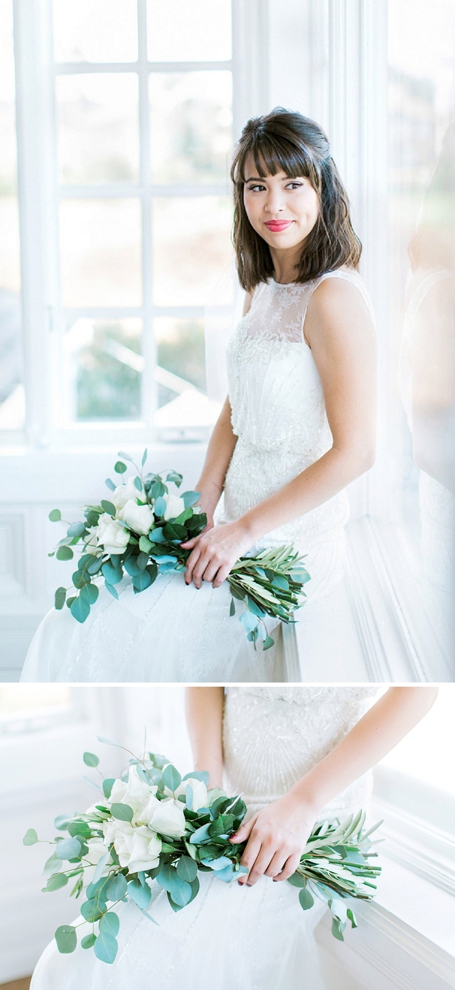 We LOVE these sweet snaps of this stunning Bride before the ceremony!
