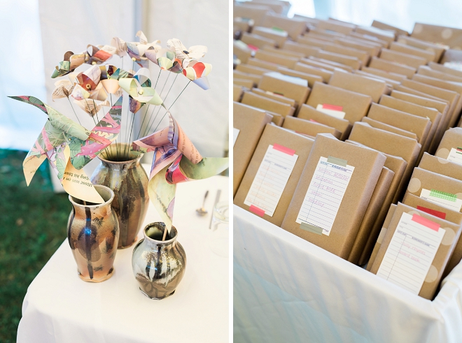 How cute is this Blind Date with a Book wedding favor idea?! LOVE!!