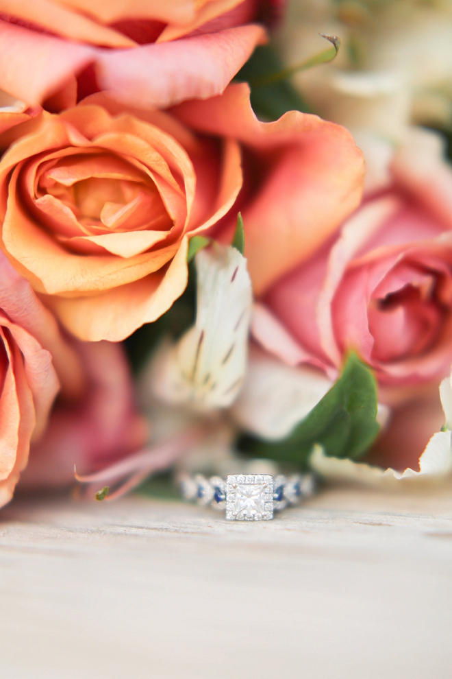 Loving this gorgeous ring shot and this Spring wedding!
