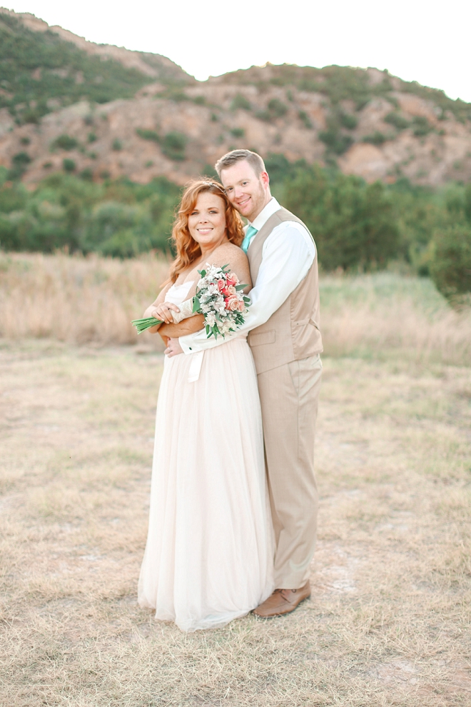 We're swooning over this darling Mr. and Mrs. and their stunning backyard Spring wedding!