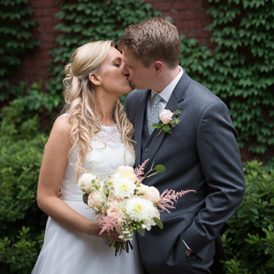 We're crushing on this darling couple and their handmade day!