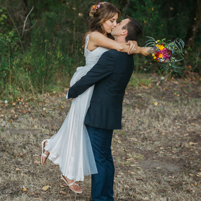 We're in LOVE with this uber dreamy handmade wedding!