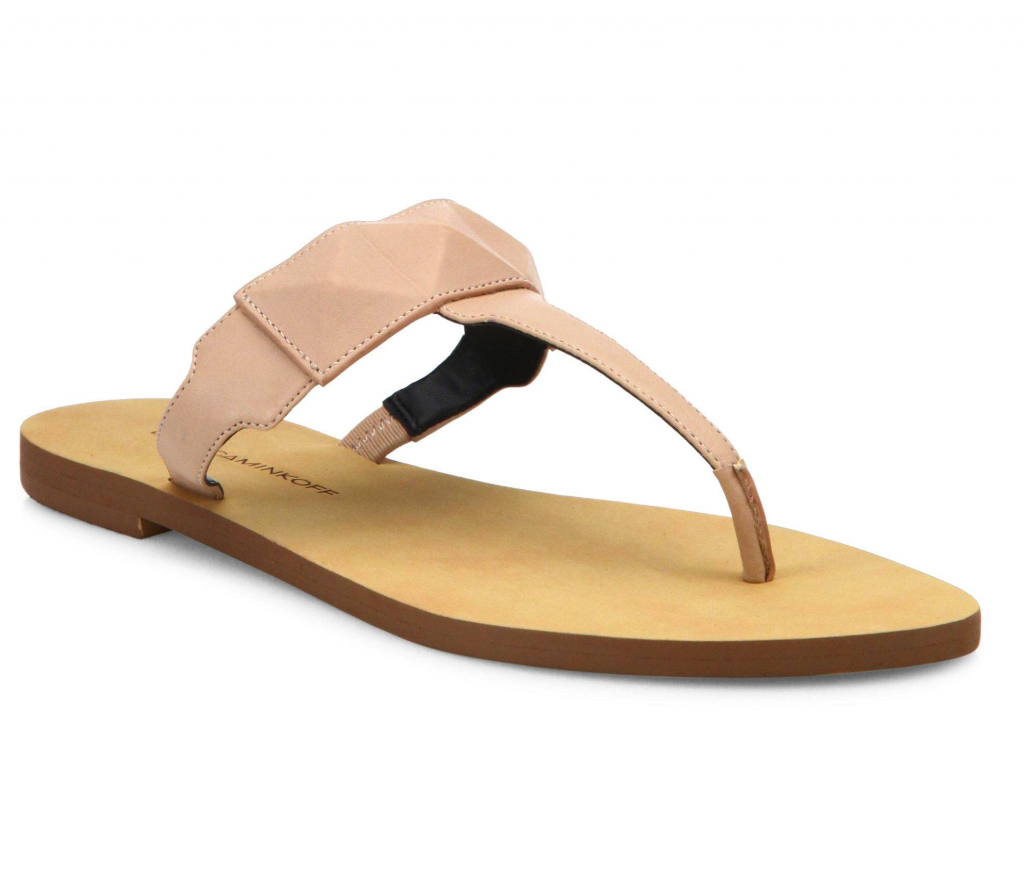 These would be great wedding sandals because you can wear them again after you get married! Rebecca Minkoff Eloise Leather Thong Sandals