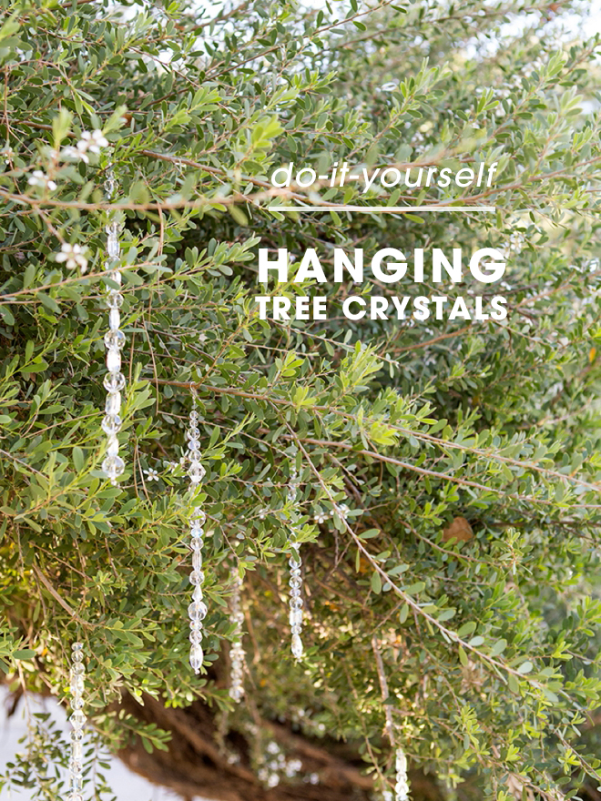 How to make your own hanging tree crystal decor pieces!