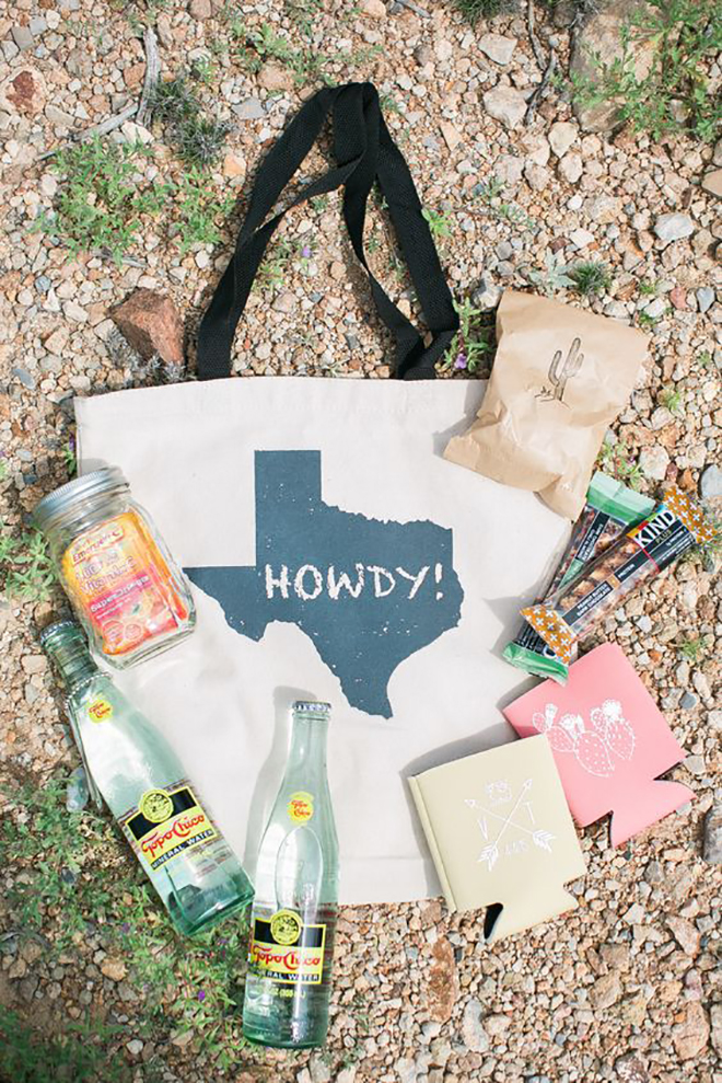 State themed welcome bags are the perfect way to personalize your day. 