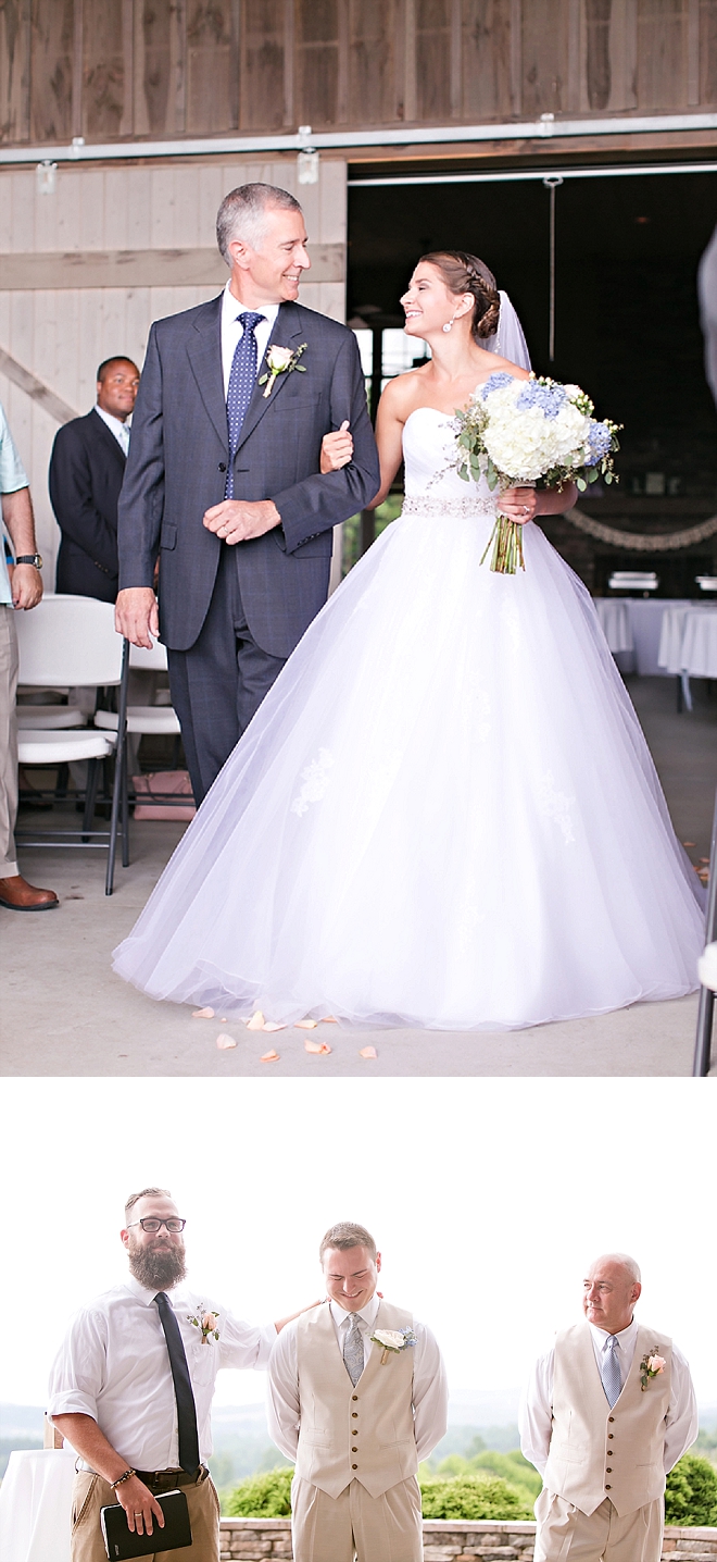 We're crushing on this super sweet ceremony!