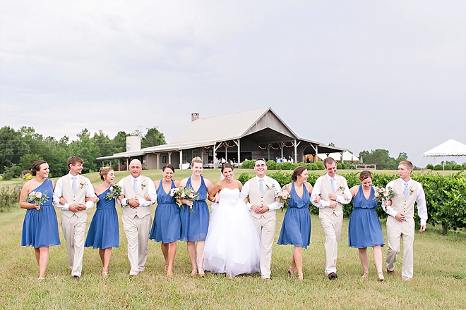 We're crushing on this darling + handmade South Carolina wedding!