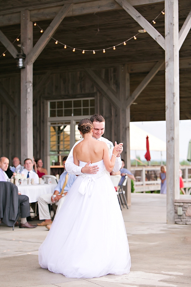 Sweet snaps of this couple's first dance as Mr. and Mrs!