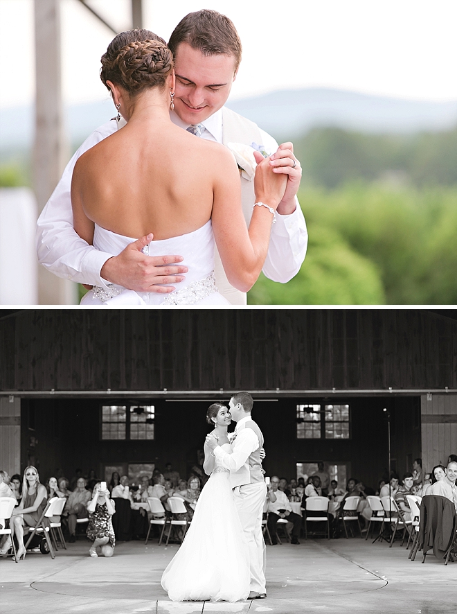 Sweet snaps of this couple's first dance as Mr. and Mrs!