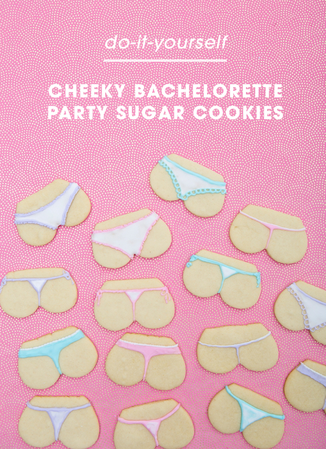 Learn how to make these thong sugar cookies, perfect for a bachelorette party!