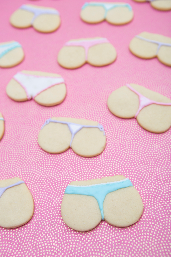 Lingerie Sugar Cookies