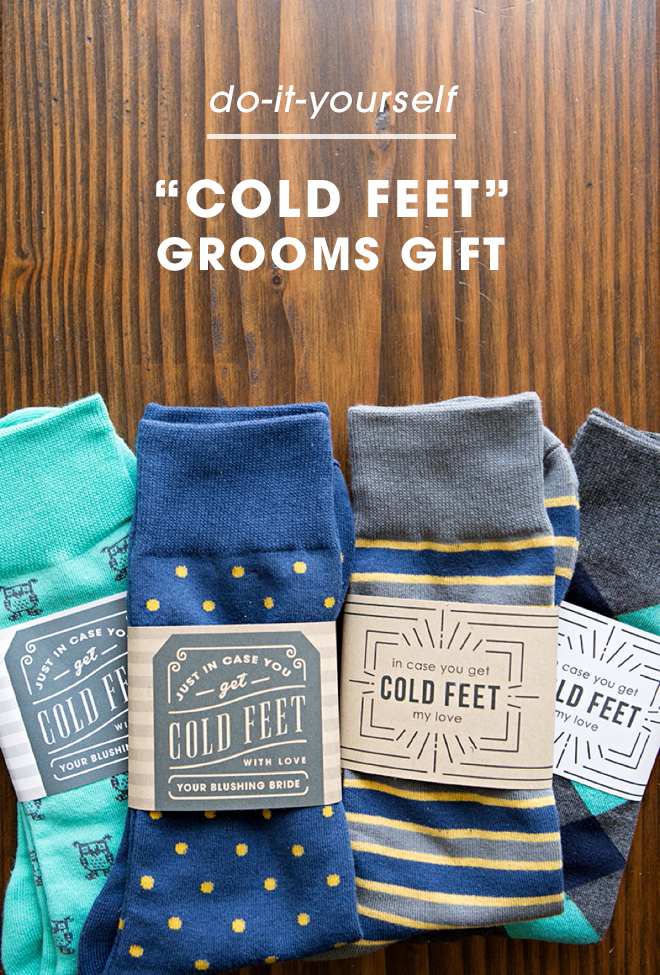 Print these awesome in case you get cold feet sock labels for free!