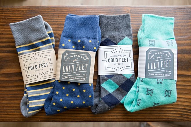 Print these awesome in case you get cold feet sock labels for free!