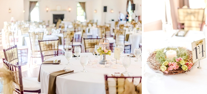 This couple's beautiful reception was perfect and romantic!