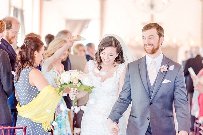 We're swooning over this sweet ceremony! Too cute!