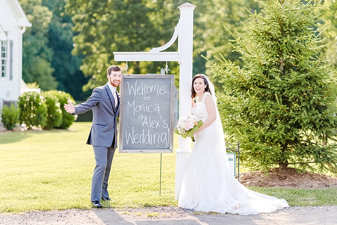 We LOVE this wedding day photo and think every Bride and Groom should do one!