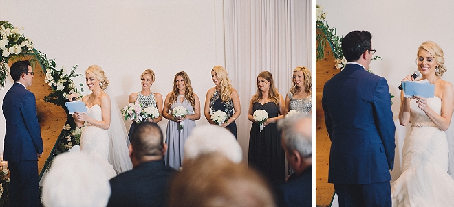 We're swooning over this super sweet and hilarious ceremony!