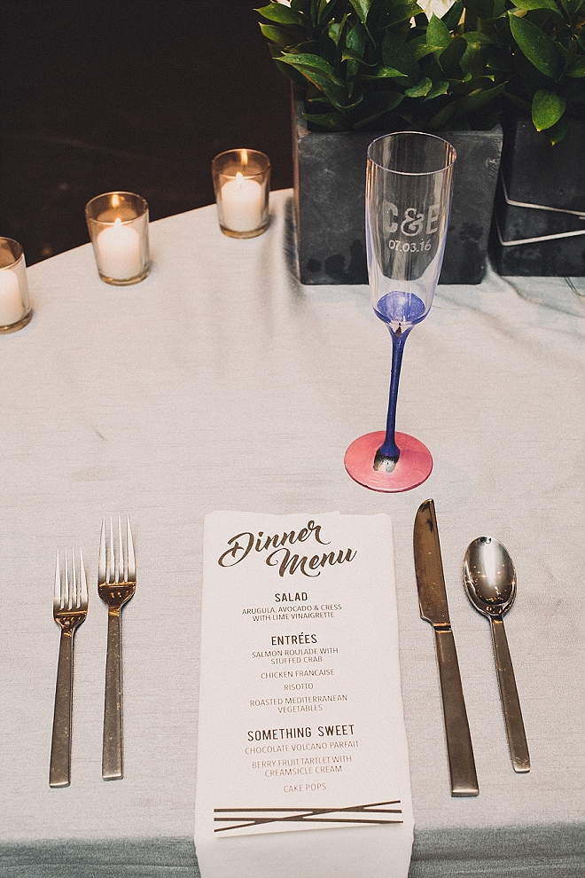 Crushing on all of the stunning and modern details at this super DIY wedding!