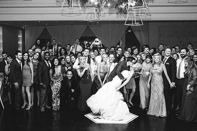 We're loving this super fun end of wedding snap!