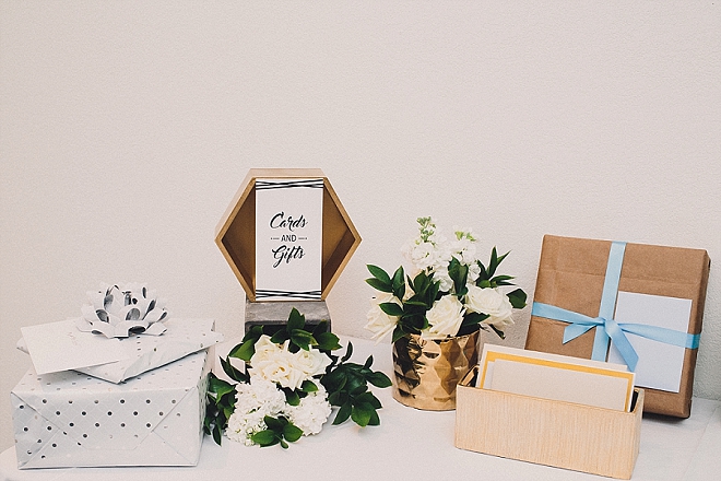 Crushing on all of the stunning and modern details at this super DIY wedding!