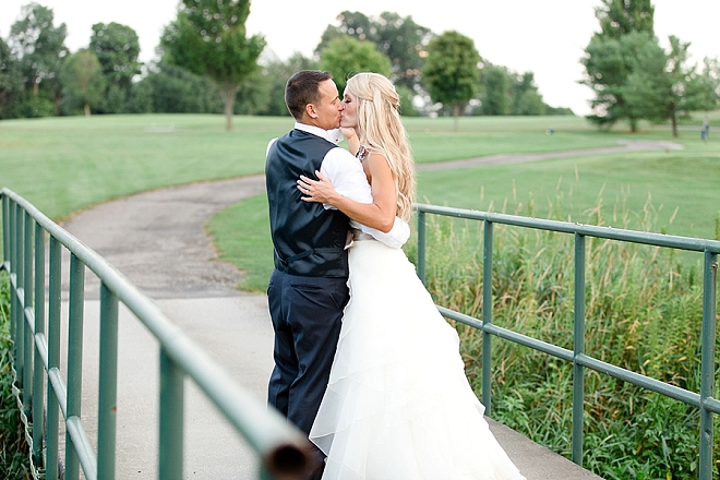 We're currently crushing on this stunning Mr. and Mrs. and their romantic day!