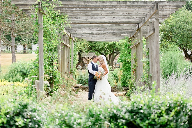 We're currently crushing on this stunning Mr. and Mrs. and their romantic day!