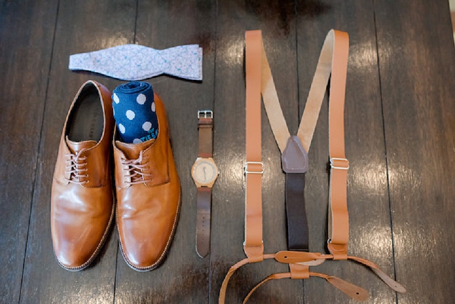 Loving this Groom's wedding day details!