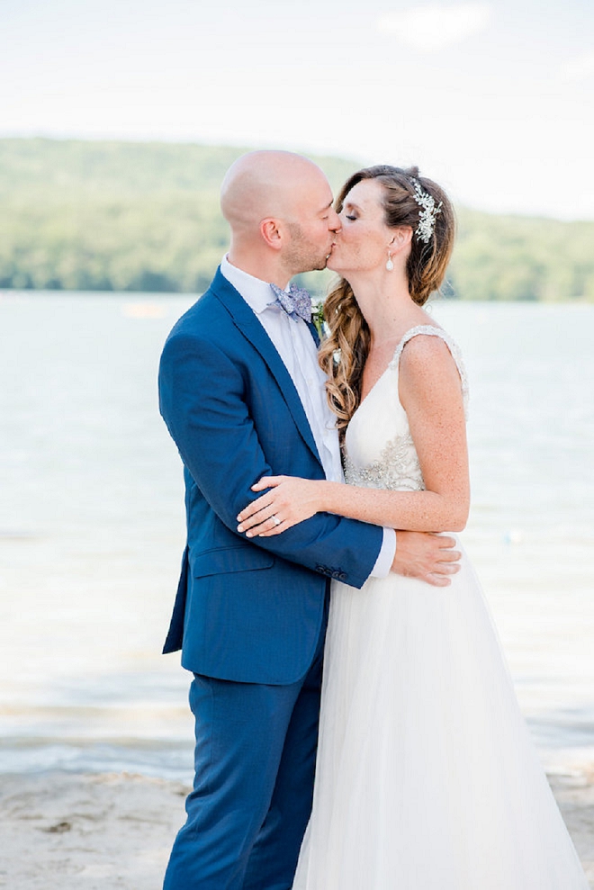 We are in LOVE with this stunning couple and their gorgeous lakeside wedding!