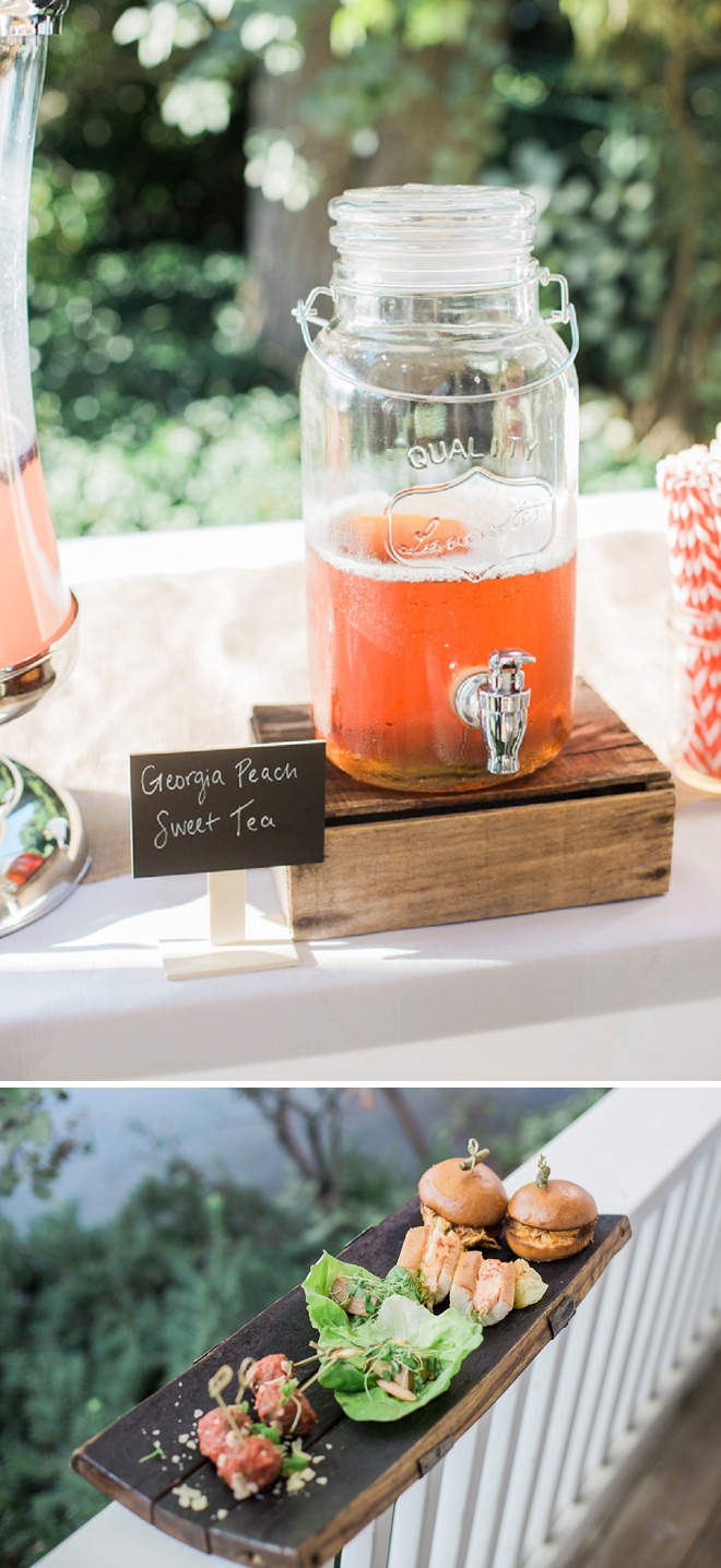 We're loving this couple's darling wedding day details!
