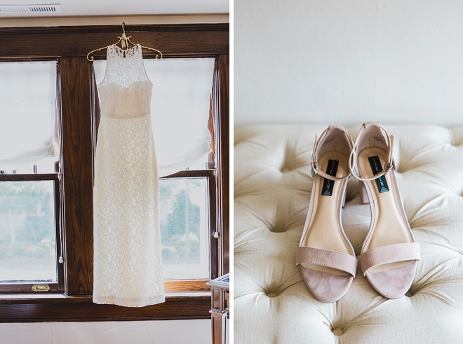 Swooning over this Bride's stunning dress shot + shoes!