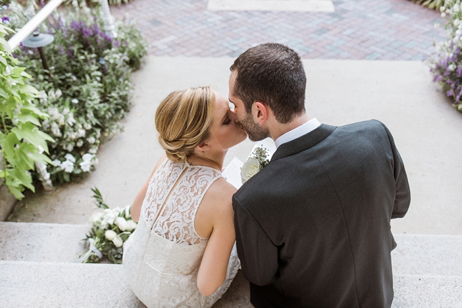 We're swooning over this super sweet first look!