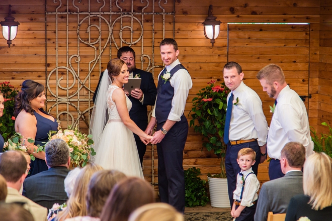 We're swooning over this couple's intimate wedding ceremony!