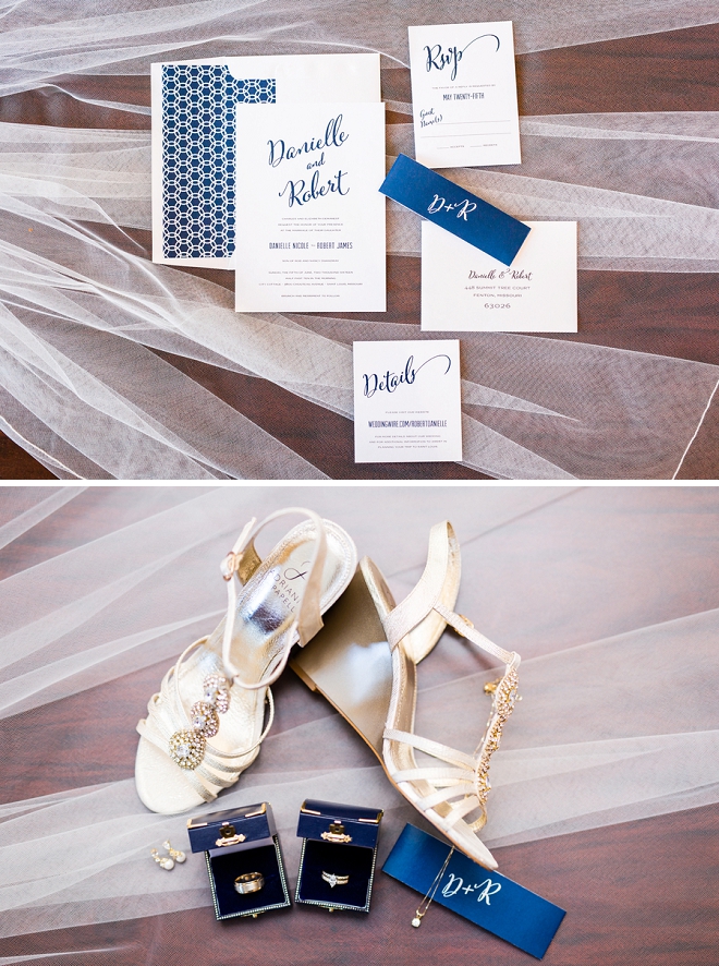 We're crushing on this invitation suite!