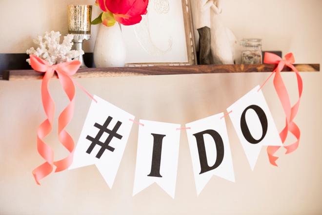 Free printable alphabet bunting banner! I may use this for my wedding!