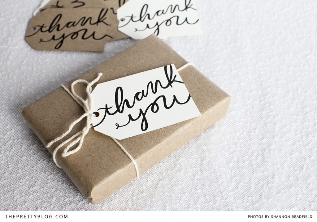 Free printable thank you cards! I like the idea of using these for our wedding favours, but also maybe for gifts and presents in general.