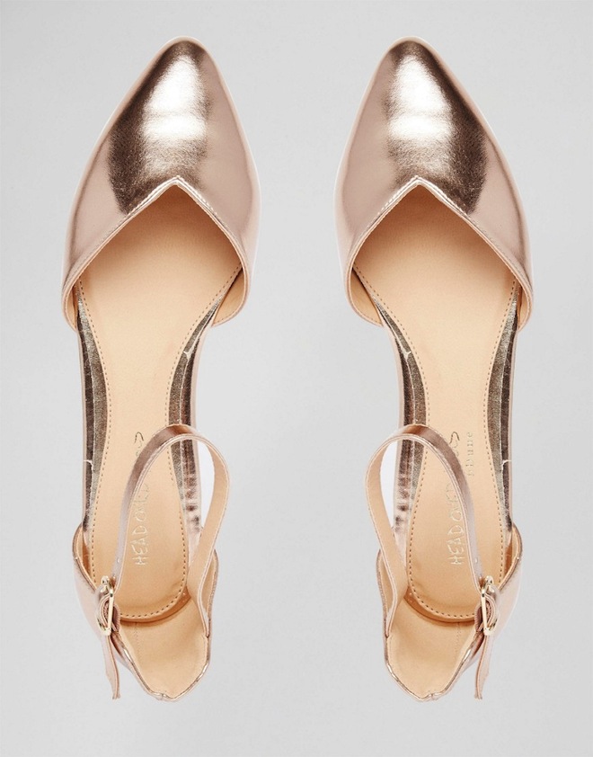These Metallic flats are so romantic and dreamy!