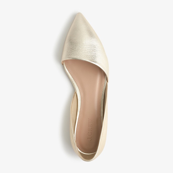Gold wedding flats? Love them for after the wedding too.