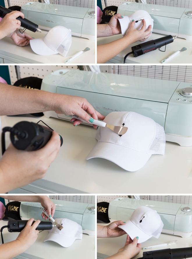 How to use an embossing gun to do an iron-on project!