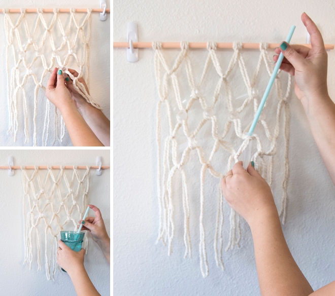 These yarn macramé reception chairs are SUPER easy to DIY, check them out!