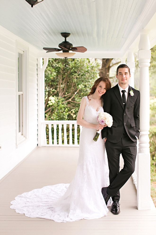 We're crushing on this gorgeous couple and their super sweet day!
