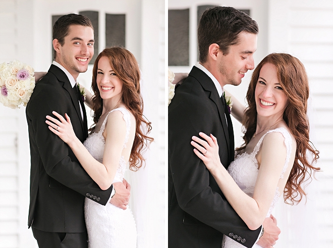 We're crushing on this gorgeous couple and their super sweet day!