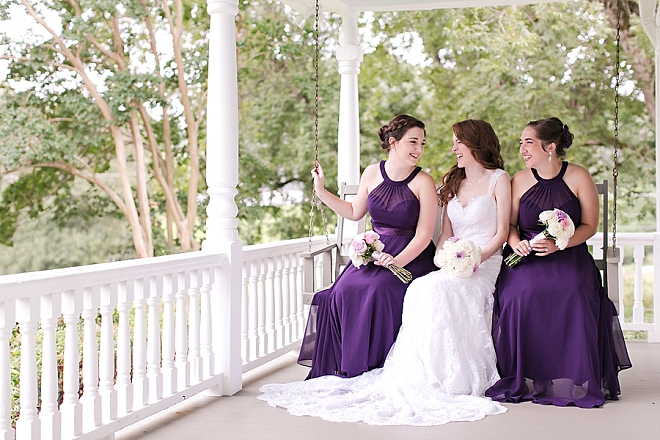 Such sweet snaps of this Bride and her Bridesmaids before the ceremony!