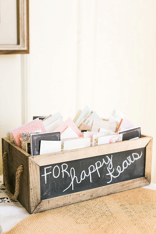 We love these for your happy tears ceremony favors - too cute!