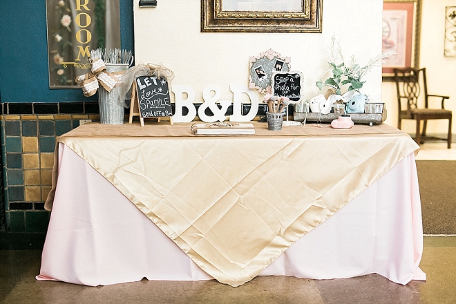 We're in LOVE with this couple's dreamy rustic-chic reception and all of the gorgeous details!